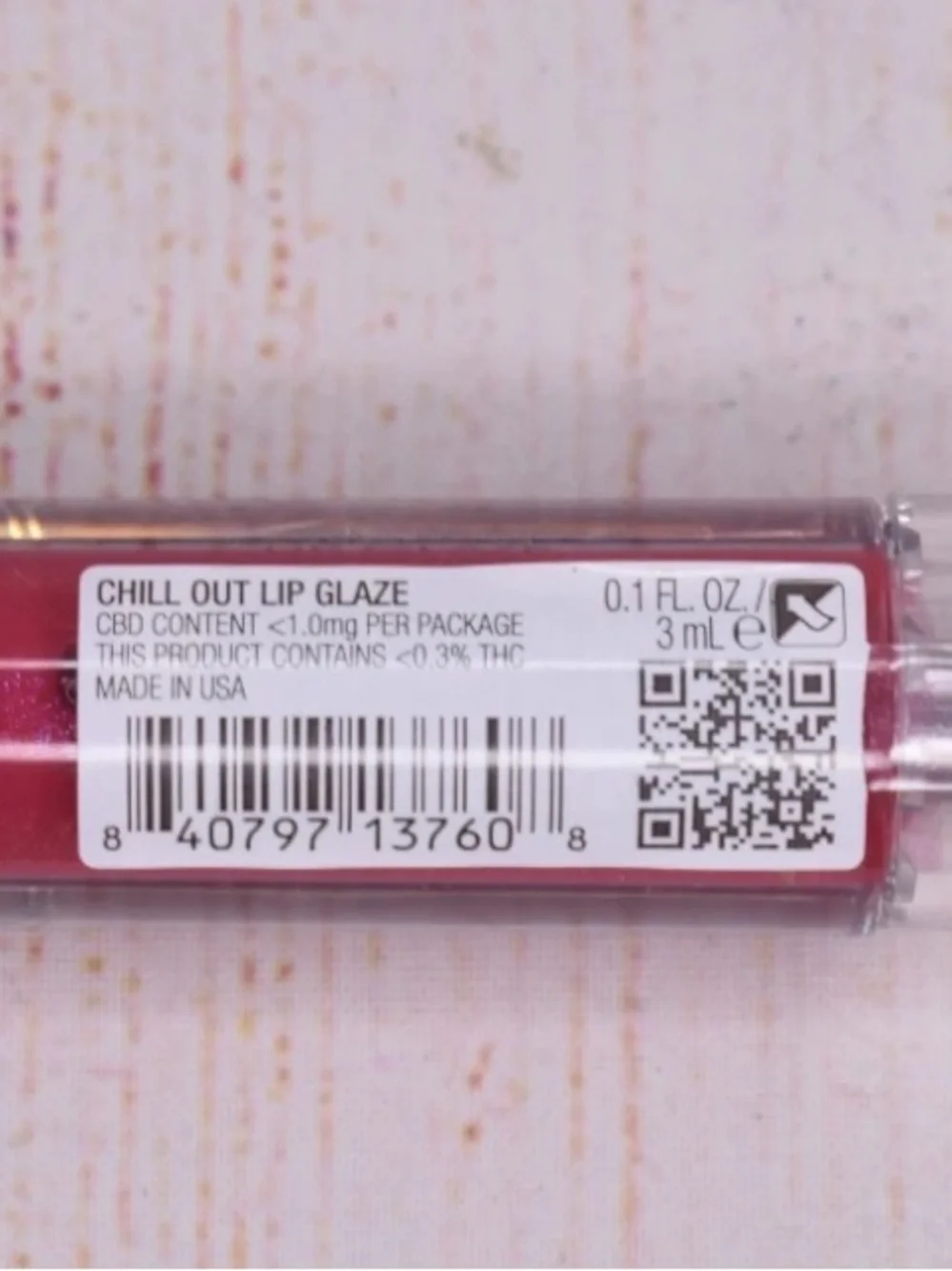 Flowers Chill Out Lip Glaze 30 Let's Roll 0.1 FL. OZ. NEW SEALED